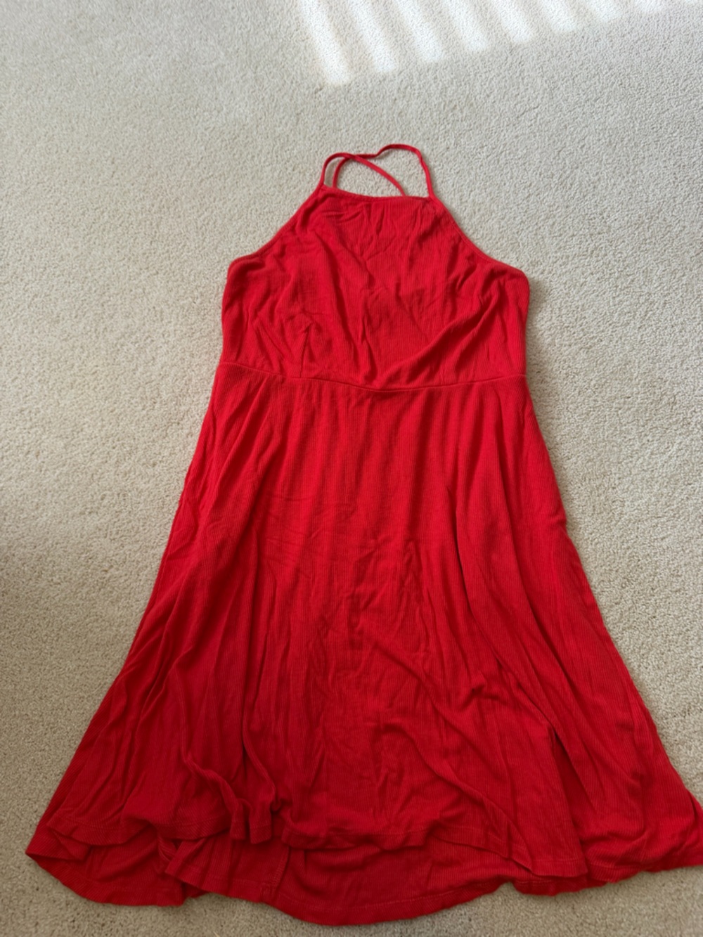 Daytrip Bright Red Skater Dress